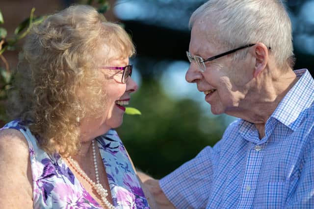 Maureen and Brian Ingle got married on this day 60 years ago. Photo: Kirsty Edmonds