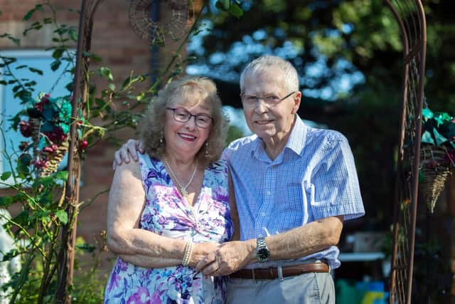 Maureen and Brian Ingle celebrating 60 years of marriage. Photo: Kirsty Edmonds