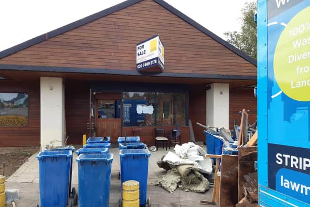 Work has begun to clear out the old Frankie and Benny's site on Walter Tull Way, Sixfields, Northampton