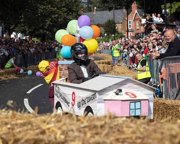 The Earls Barton Soap Box Derby 2021 on Sunday, September 26. Photo by Kirsty Edmonds.