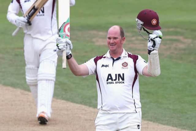 James Sales' father, David, played more than 500 matches for Northants and was captain of the club
