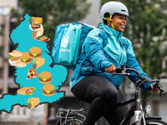 Burgers are most tapped on delivery apps in four of the UK's biggest towns and cities