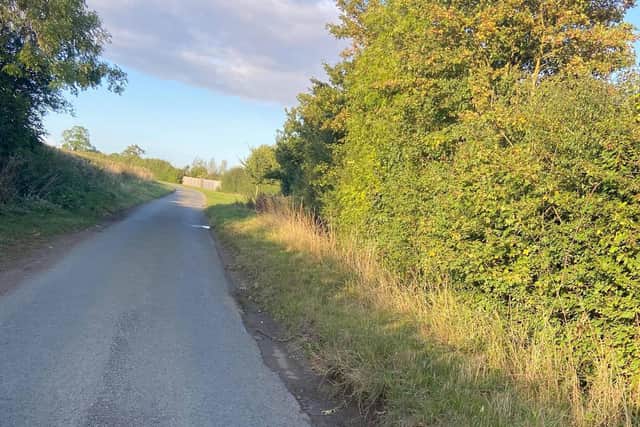 The site of the incident in Newland Road, Walgrave