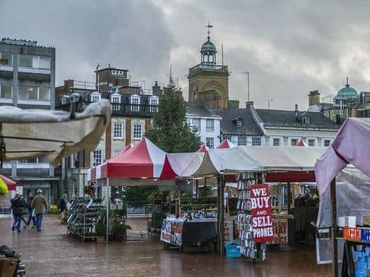 stall holders will be moved out of Northampton's Market Square for up to two years while regeneration work goes on