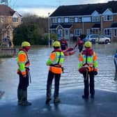 NSAR members on the scene of Christmas Eve flooding last year