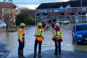 NSAR members on the scene of Christmas Eve flooding last year
