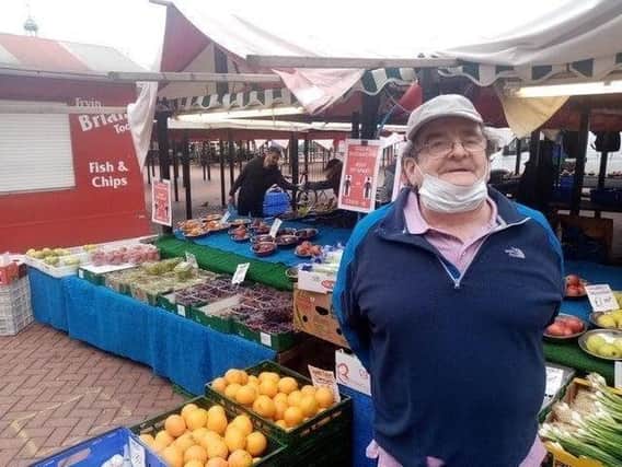 Veteran Northampton market trader Eamonn 'Fitzy' Fitzgerald