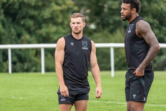 Rory Hutchinson and Courtney Lawes