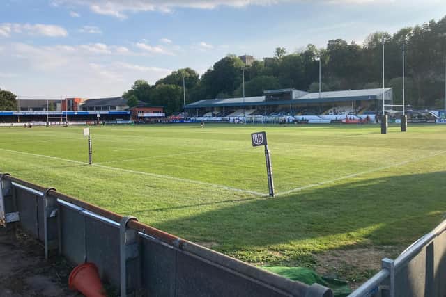 Dunraven Brewery Field in Bridgend played host to Saints' clash with Ospreys