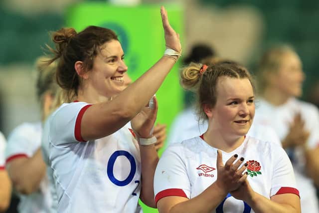 Sarah Hunter (left) can't wait to be back at the Gardens