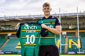 Fin Smith has arrived at Saints (picture: Tom Kwah/Northampton Saints)