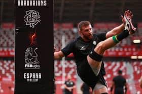 Tom Wood played for the Barbarians back in June