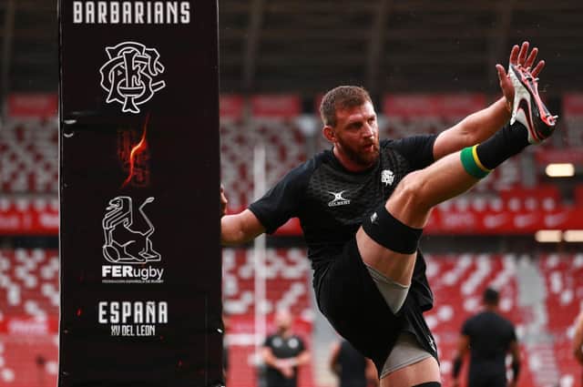 Tom Wood played for the Barbarians back in June