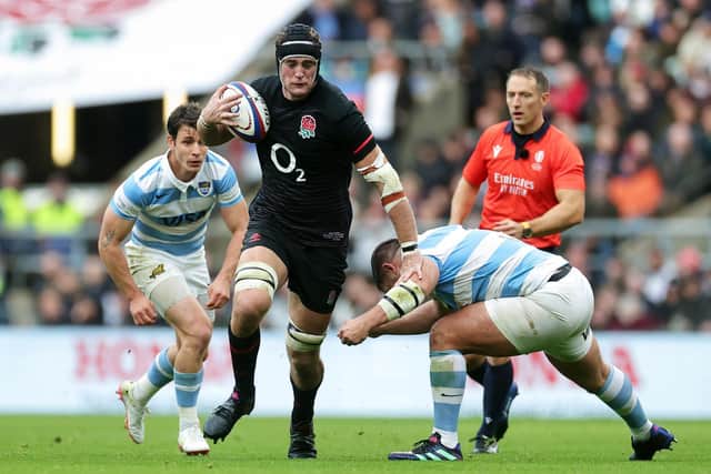 Alex Coles made his England debut against Argentina last weekend