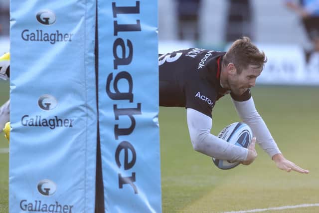 Elliot Daly scored the winner for Saracens