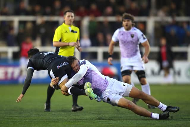 Saints had to get stuck in at Kingston Park