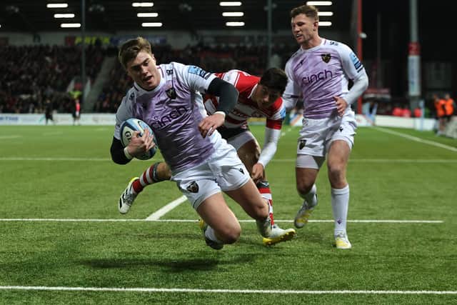 Tommy Freeman scored two first-half tries for Saints at Kingsholm