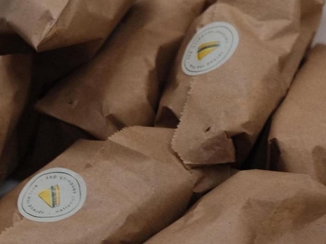 The popular sandwich shop had given all the sandwiches away by 11.30am, just two-and-a-half hours after opening to a queue of people.