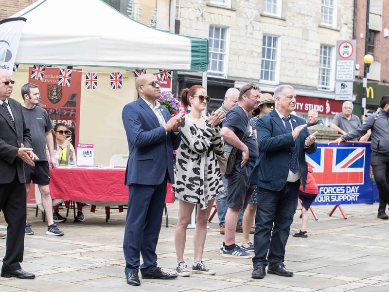 The Armed Forces Day celebrations in Northampton town centre held on Saturday (June 29) included entertainment and interviews with military personnel.