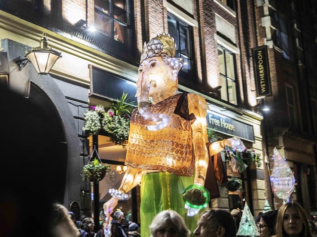 Celebrations for the festival of lights included a parade and entertainment in Northampton town centre on Saturday (November 4).