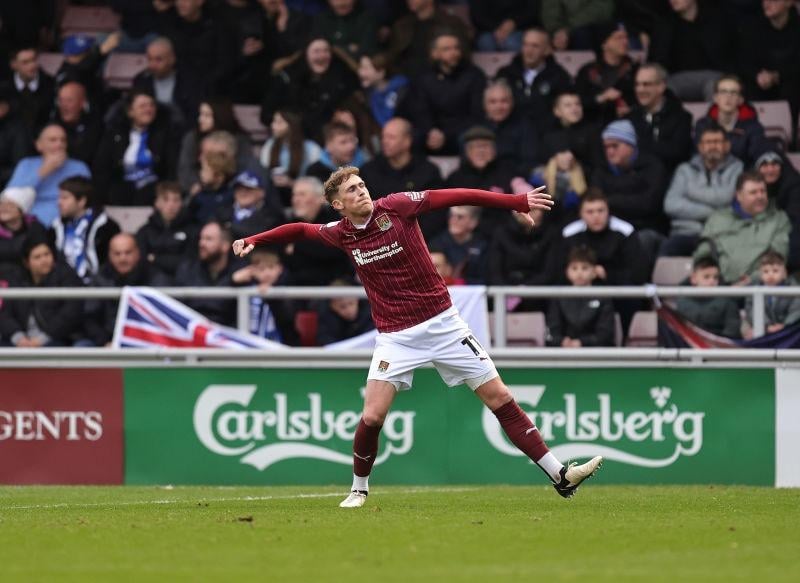 Cobblers strung together some well-crafted moves in the first half and he was almost always involved. Found pockets between the lines and linked midfield and attack. Fine finish doubled the lead and it was clever thinking to create Leonard's wonder goal... 7.5