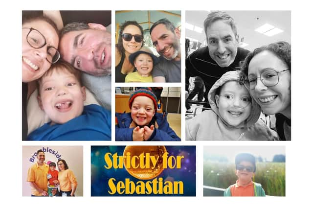 Gregg and Lindsay Nunney with Sebastian /Team Sebastian