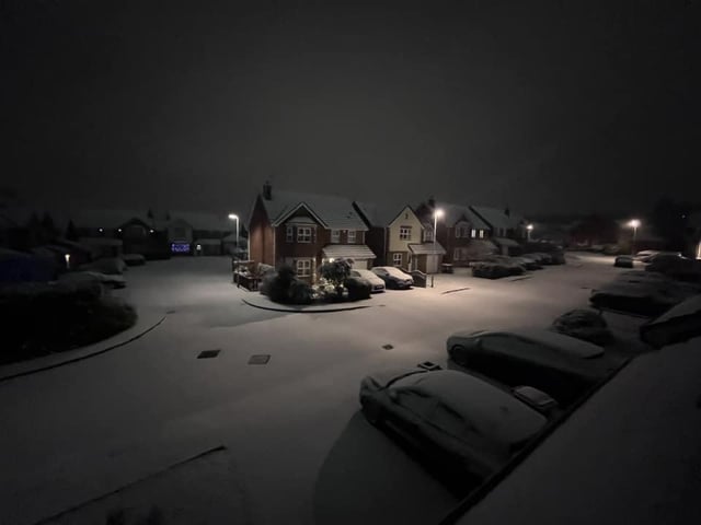 Upton looking very wintery.