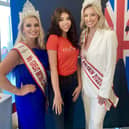 Saffron with the Reigning Ms Great Britain and Miss Great Britain Classic
