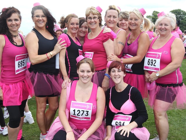 2011 - Over four thousand women take part in the 5k Race for Life at Abington Park in Northampton.