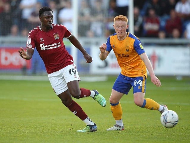 Idris Kanu joined Northampton on loan from Peterborough in the transfer window. It came after he made is Sierre Leone debut in the Africa Cup of Nations.