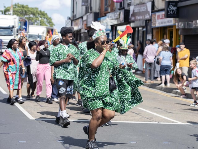 An explosion of joyous colour took over Northampton during the carnival on Saturday June 14.