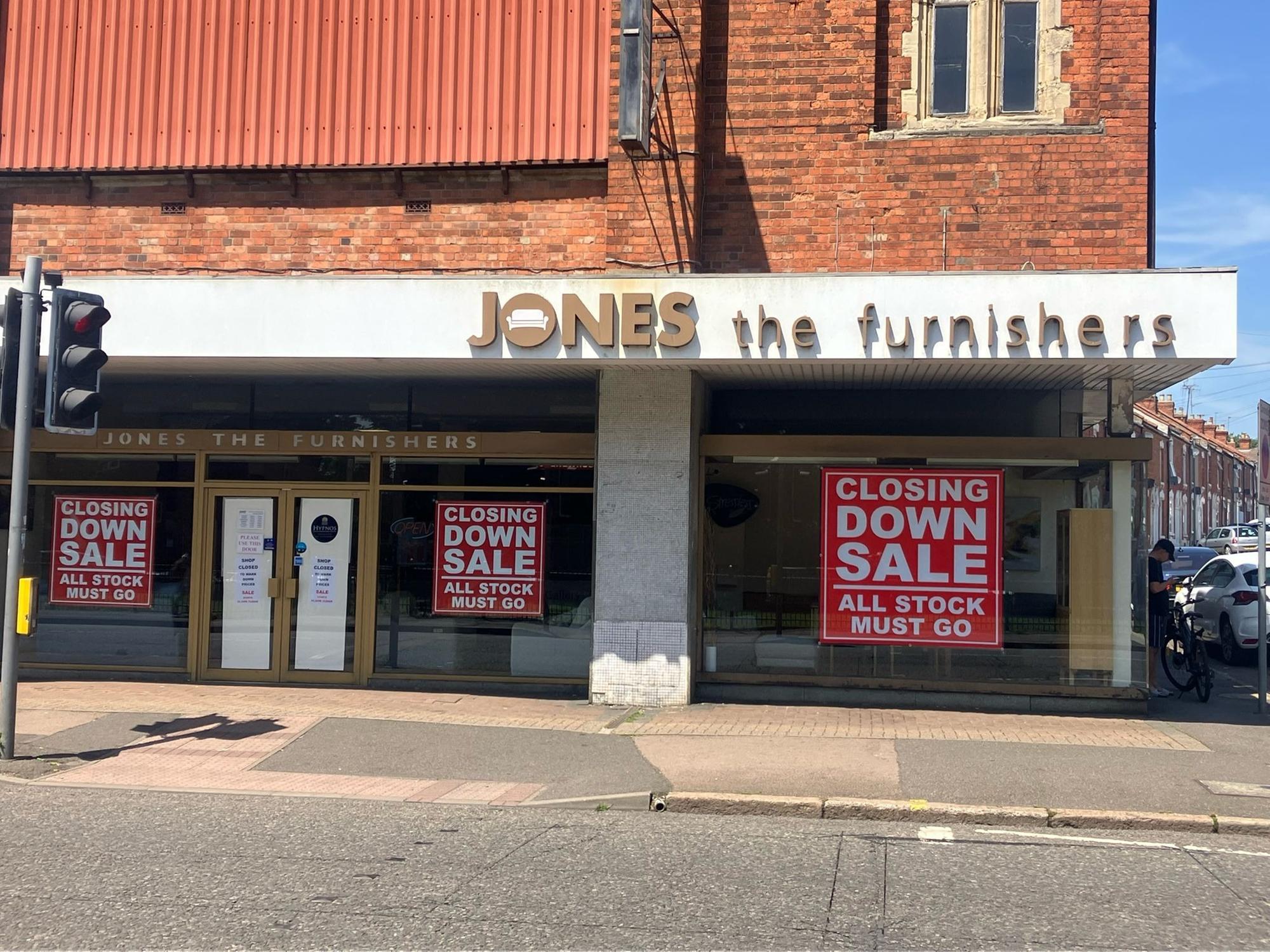 Jones the Furnishers says closing down sale boosted by Northampton ...