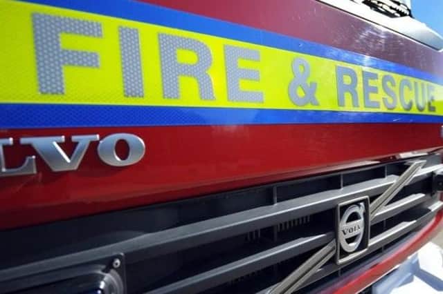 Emergency services were called to a house fire in Spinney Hill, Northampton, on Friday morning