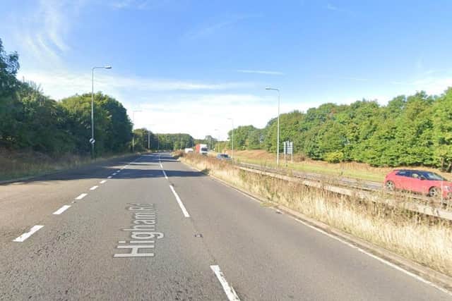 The A45 between Wellingborough and Rushden /Google