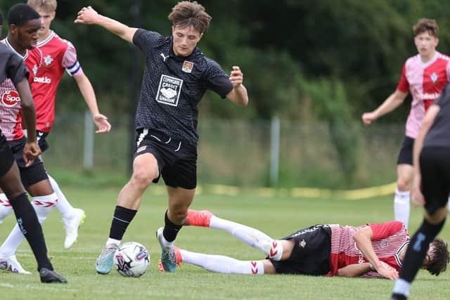 Cobblers youngster Jacob Scott in action against Southampton. Picture: Pete Norton