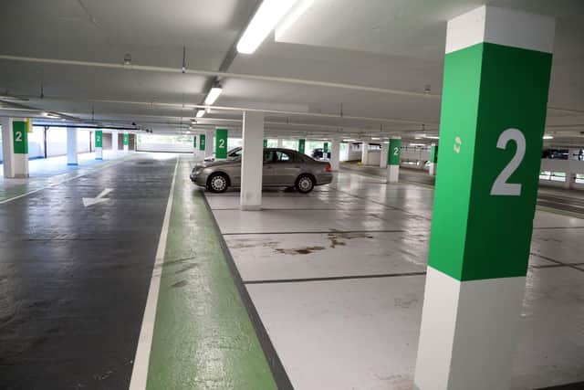 Wellingborough, Swansgate multistorey car park - scene of the attack