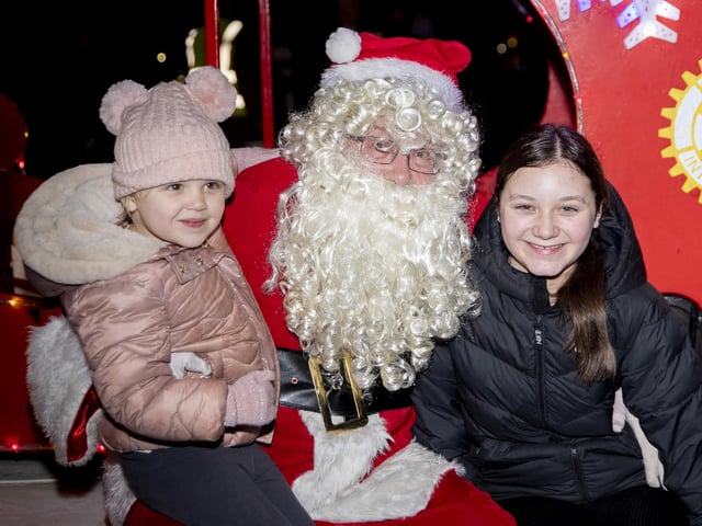 The Northampton Becket Rotary Club’s annual Santa’s sleigh tour at Buckton Fields on Wednesday December 21, 2022.