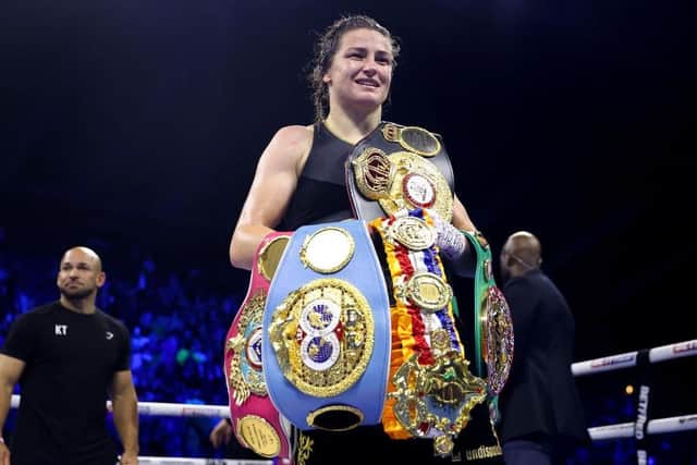 Katie Taylor is the undisputed world lightweight champion