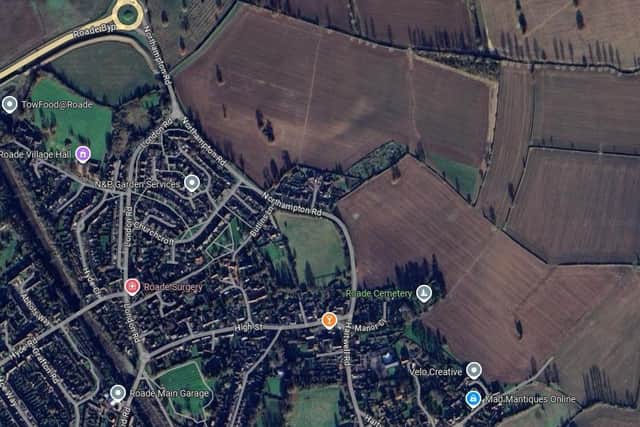 The incident happened in Northampton Road, Roade.