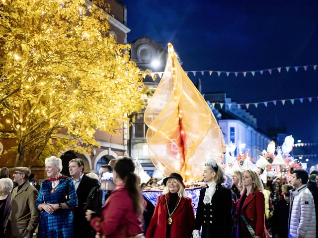 The parade and wider Diwali festival took place in Northampton town centre on Saturday October 26.