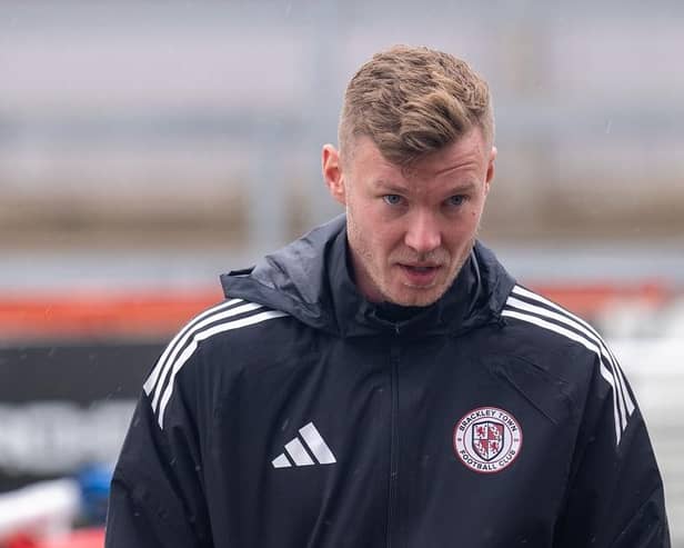 Gareth Dean retains plenty of faith in Brackley Town striker Tahvon Campbell.