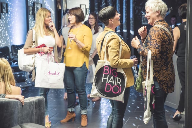 The Big Hair Do event at Hensmans Salon in 2016.
Hensmans Salon invited guests to enjoy some fizz, eat some nibbles and have their hair styled. The event helped raise money for charity by holding a prize raffle.