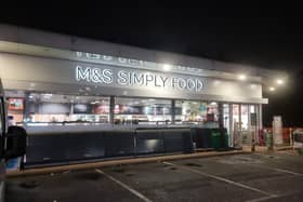 M&S Simply Food store at a busy Northampton petrol station has closed temporarily for refurbishment.