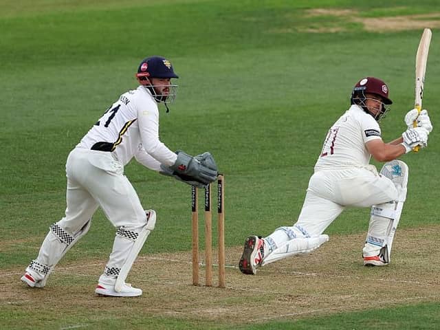 Ricardo Vasconcelos on way to a career-best 187 for Northants against Durham
