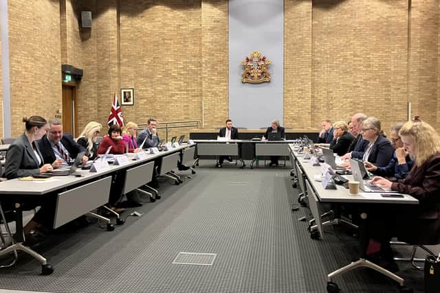 The six South Midlands councils met on Tuesday (Jan 21) to give an update on the devolution pathway since submitting their own expressions of interest earlier this month. (Image: Nadia Lincoln LDRS)