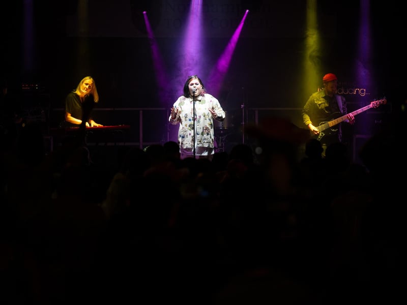 Mae Stephens headlining the Main Stage of the Northampton Music Festival on Sunday, September 8, 2024. Photo by David Jackson.