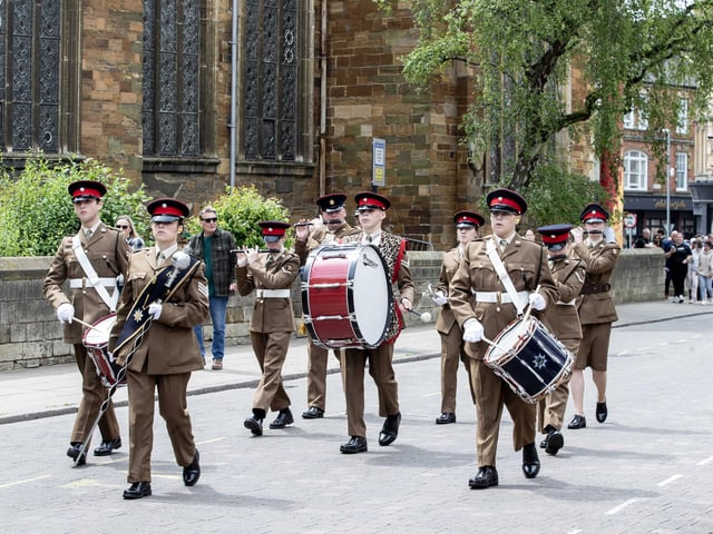 The ceremony and procession took place in and around All Saints Church on Thursday May 29.