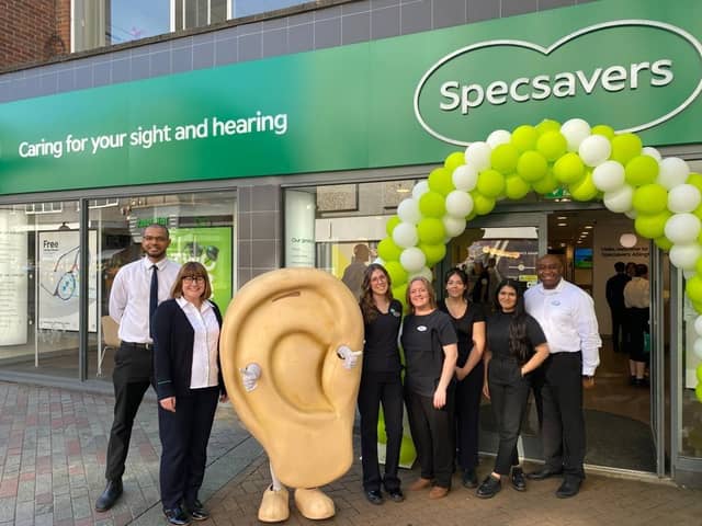 The Specsavers Northampton team at the grand opening on Saturday 