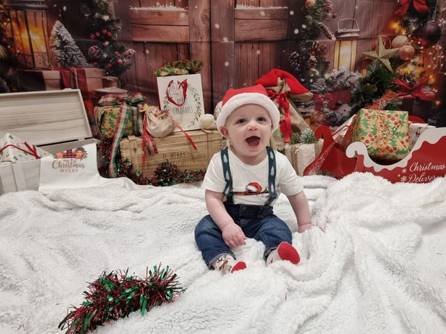 Myles, seven months old.