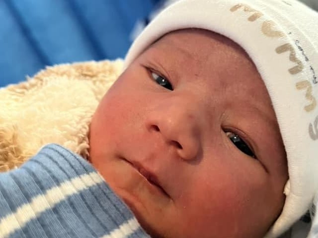 Luka Nuhi born at 12.57pm on September 14, at Northampton General Hospital, weighing 8lbs 2oz.